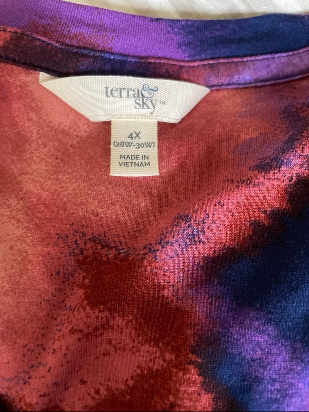 Terra & Sky Women's Plus Size Long Sleeve Swing Dress, Size 4X 28w-30w NWT - Picture 5 of 7